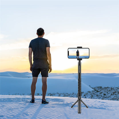 PULUZ PU886B For Insta360 X3 Bullet Time Handle Tripod Rotating Grip Desktop Stand Action Camera Selfie Stick