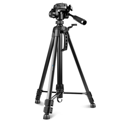 PULUZ PU3096 Smartphone Camera Selfie Live Streaming Tripod Stand with Pan Tilt Head and Phone Clamp