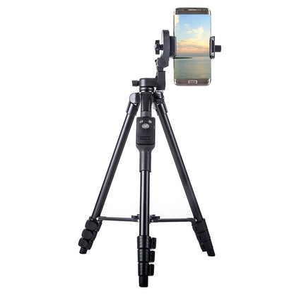 YUNTENG 5218 Portable Telescopic Tripod Photography Stand with Bluetooth-Compatible Remote Control for DSLR SLR Camera Phone