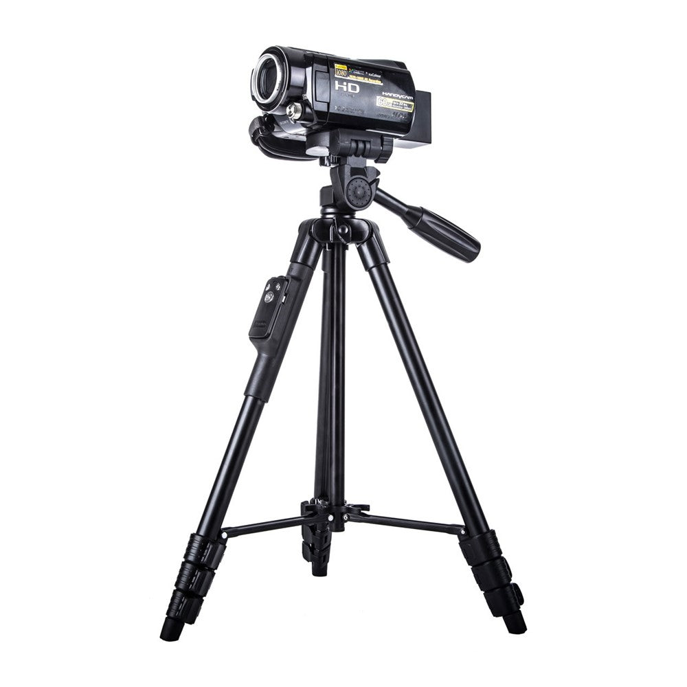 YUNTENG 5218 Portable Telescopic Tripod Photography Stand with Bluetooth-Compatible Remote Control for DSLR SLR Camera Phone