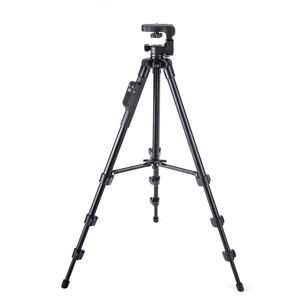 YUNTENG 5218 Portable Telescopic Tripod Photography Stand with Bluetooth-Compatible Remote Control for DSLR SLR Camera Phone