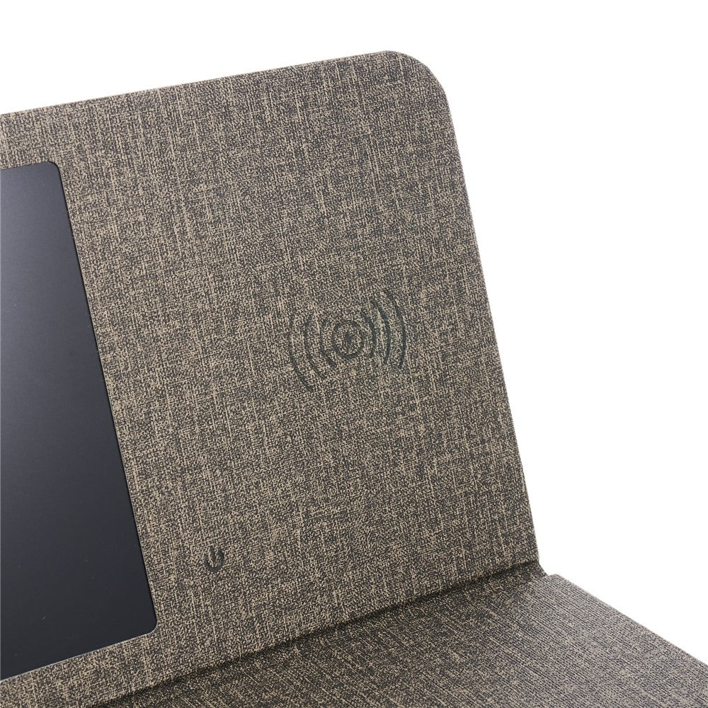 H18-2 15W Fast Charging Wireless Charger Multifunctional Mouse Pad with Stand and Writing Pad