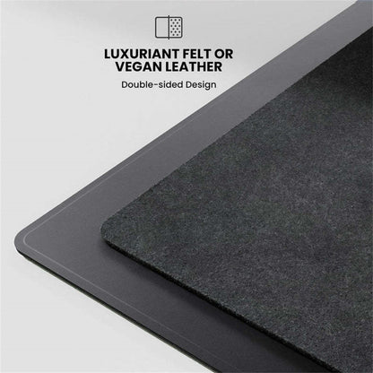 S1300 Wireless Charging Mouse Pad Large Waterproof Desk Mat Fast Charge for Home / Office