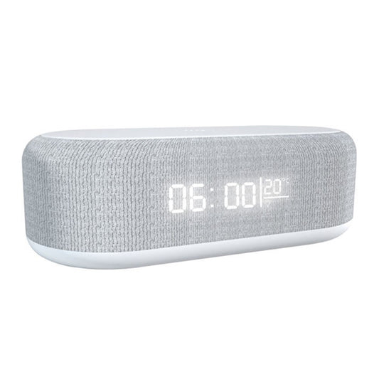 W852 Alarm Clocks 15W Wireless Charger 3 Modes Stepless Dimmable Night Lights with Temperature Display