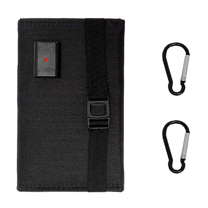 10W 5V Portable Outdoor Solar Power Supply 5 Folding Solar Panels Phone Charging Device, No Cable