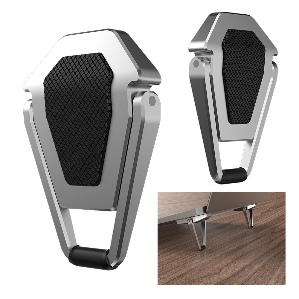 PTAZ40 Shield Shape Foldable Laptop Stand Desk Laptop Riser for MacBook Air Pro HP Lenovo