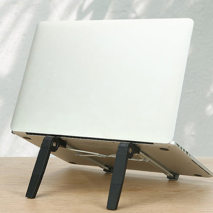 Y01 Height Adjustable Laptop Stand Desktop Bracket Foldable Aluminum Alloy Computer Riser