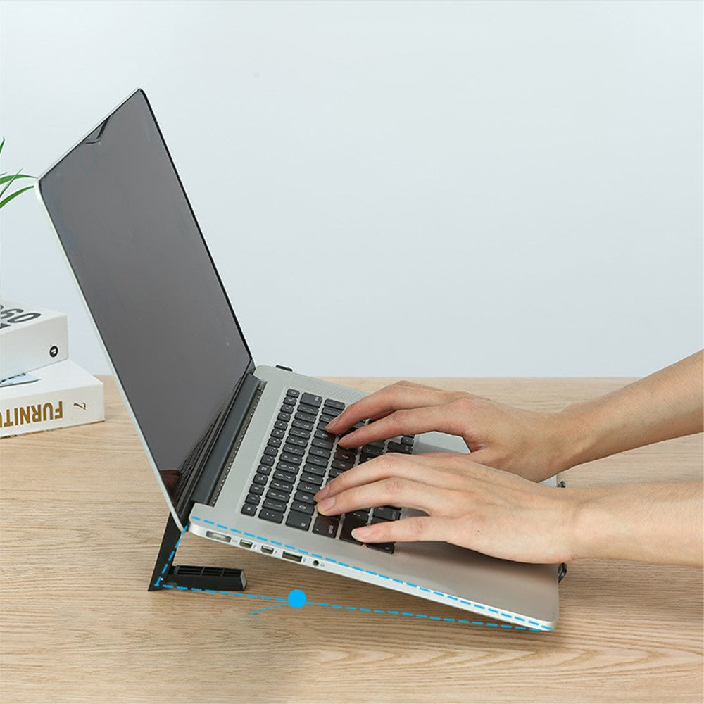 Y01 Height Adjustable Laptop Stand Desktop Bracket Foldable Aluminum Alloy Computer Riser