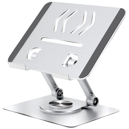 P2042 Foldable Tablet Stand Holder Alloy Steel 7-12 inch Tablet PC Desktop Mount for Hands-Free Use