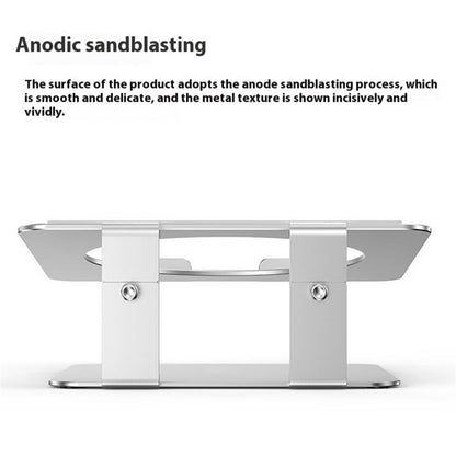 JIUSHARK 17-inch Notebook Desktop Heat Dissipation Stand Aluminum Alloy Laptop Heighten Bracket
