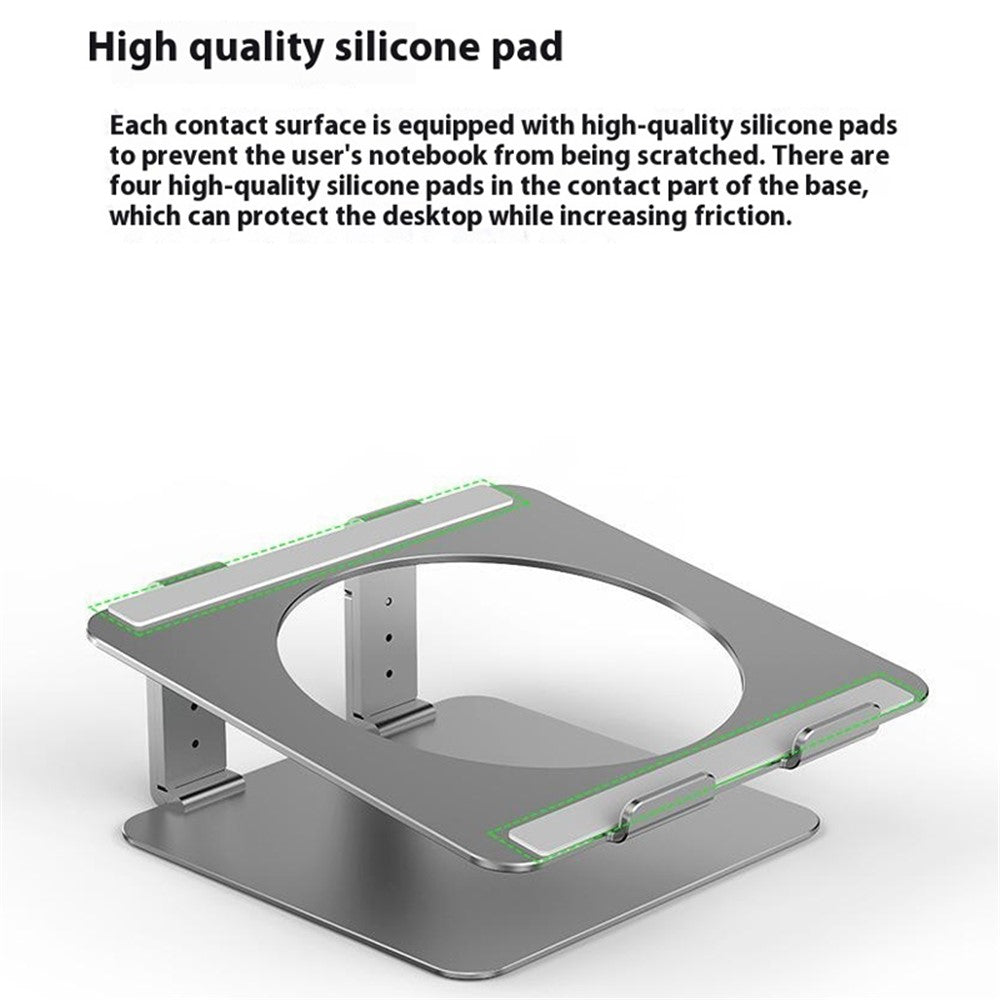 JIUSHARK 17-inch Notebook Desktop Heat Dissipation Stand Aluminum Alloy Laptop Heighten Bracket