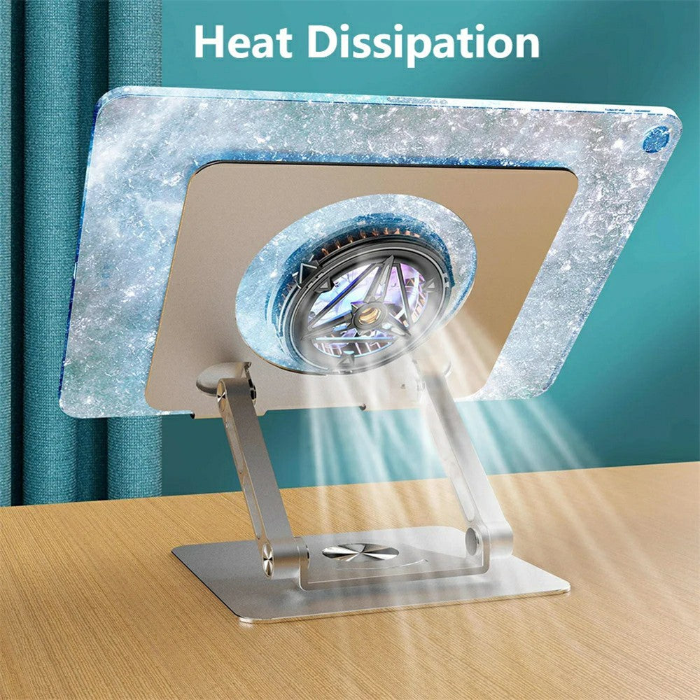X1 360 Degree Rotating Mobile Phone Stand Foldable Tablet Bracket for Semiconductor Cooler