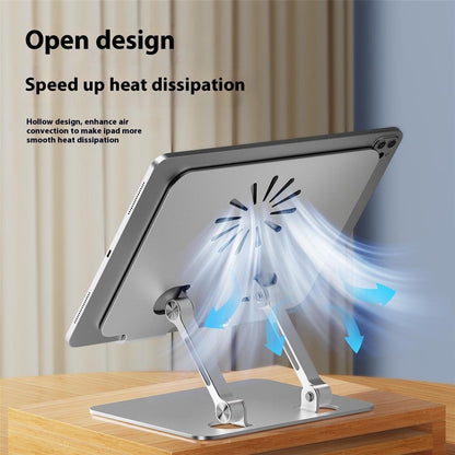 XWJ-2068 Aluminum Alloy Foldable Phone Bracket Heat Dissipation Tablet Stand