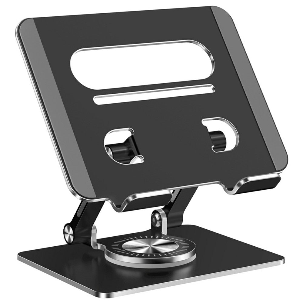 XWJ-2079 Hollow-Out Desktop Stand with 360 Degree Rotating Base for Phones  /  Tablets