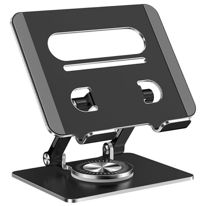 XWJ-2079 Hollow-Out Desktop Stand with 360 Degree Rotating Base for Phones  /  Tablets
