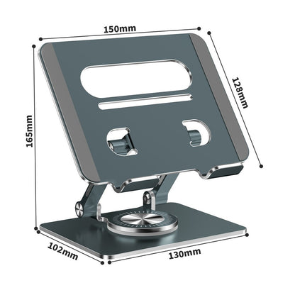 XWJ-2079 Hollow-Out Desktop Stand with 360 Degree Rotating Base for Phones  /  Tablets