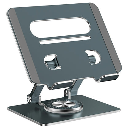 XWJ-2079 Hollow-Out Desktop Stand with 360 Degree Rotating Base for Phones  /  Tablets