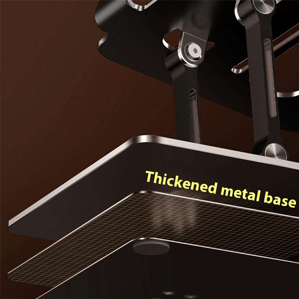 XWJ-2079 Hollow-Out Desktop Stand with 360 Degree Rotating Base for Phones  /  Tablets