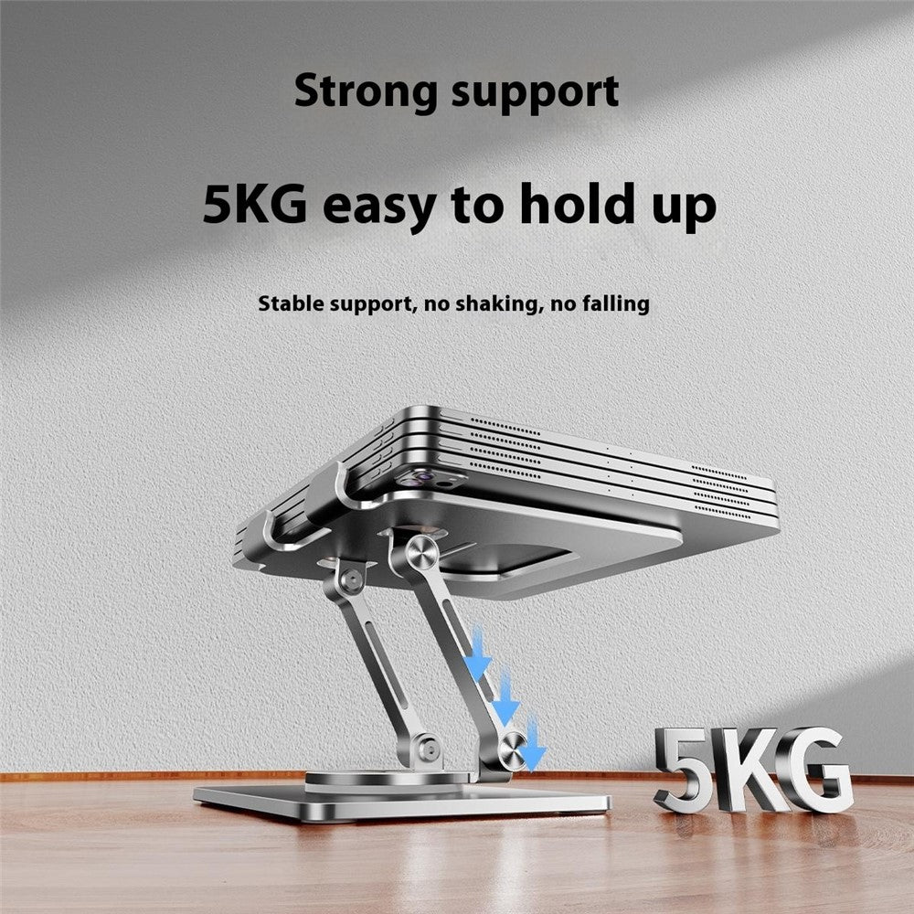 P2069 360 Degree Rotating Desktop Stand for Mobile Phone Tablet Heat Dissipation Aluminum Alloy Bracket
