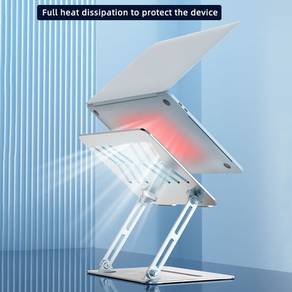 L307 Portable Laptop Stand Height Adjustable Metal Desktop Holder with Cooling Design