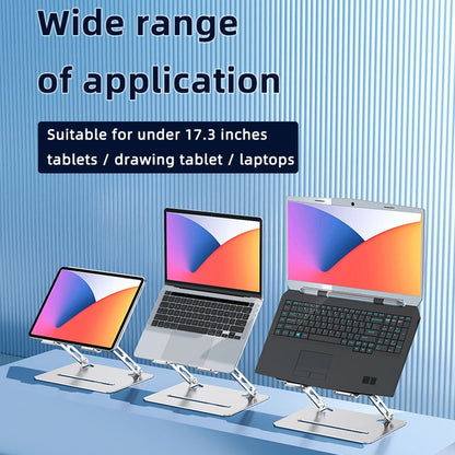 L307 Portable Laptop Stand Height Adjustable Metal Desktop Holder with Cooling Design