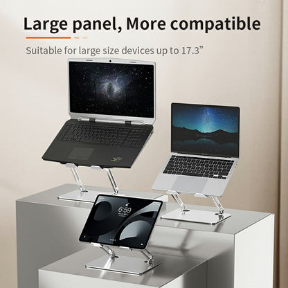 L306 Adjustable Stand for Tablets, Laptops Up To 17.3 Inch Portable Heat Dissipation Desk Holder