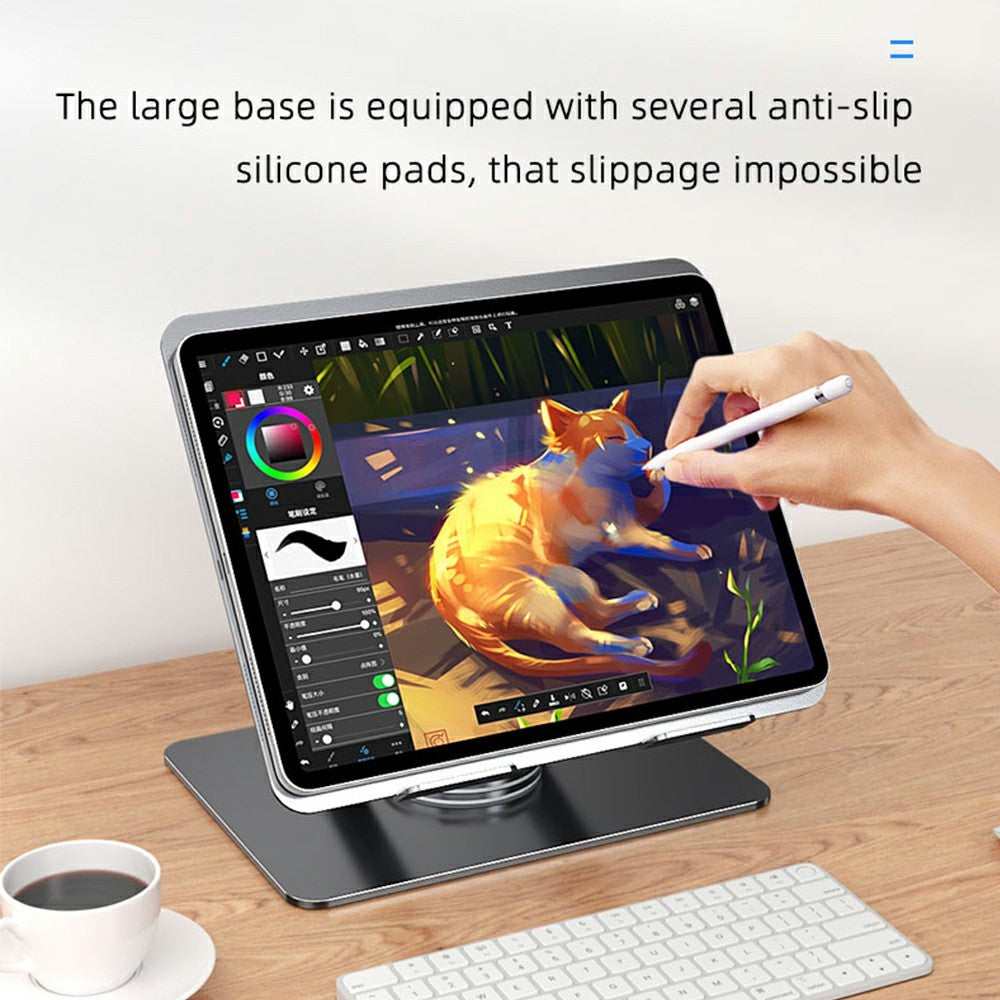 L305 Adjustable Tablet Stand Aluminum Alloy Cooling Design Desktop Holder for Laptops