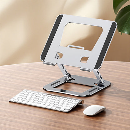 J30 Adjustable Foldable Laptop Stand Portable Alloy Steel Desktop Notebook Cooling Riser