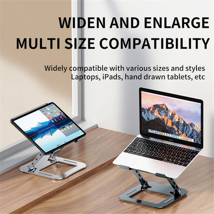 J30 Adjustable Foldable Laptop Stand Portable Alloy Steel Desktop Notebook Cooling Riser