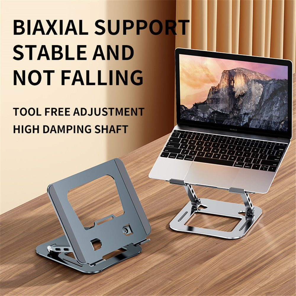 J30 Adjustable Foldable Laptop Stand Portable Alloy Steel Desktop Notebook Cooling Riser