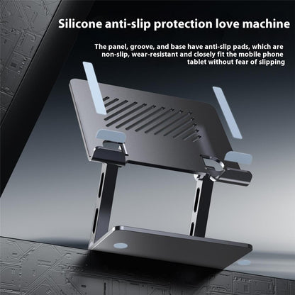 J26S Desktop Universal Tablet Stand Alloy Steel Metal Foldable Height Adjustable Holder