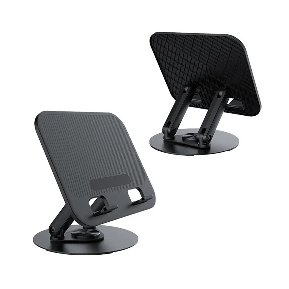 JMARY MK-85 Laptop Tablet Rotatable Foldable Stand Adjustable Dual-Axis Carbon Steel Base Notebook Holder