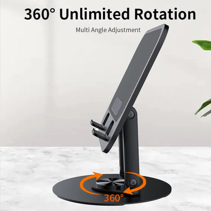 JMARY MK-85 Laptop Tablet Rotatable Foldable Stand Adjustable Dual-Axis Carbon Steel Base Notebook Holder