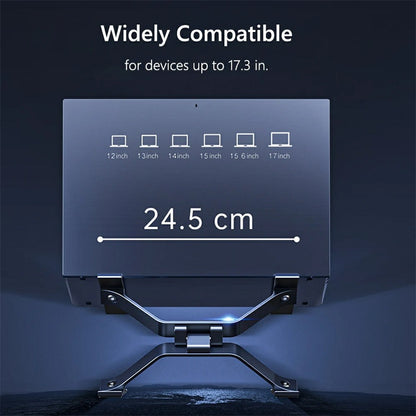 P70 X Shape Aluminum Alloy Stand for Laptop / Tablet Height Adjustable Foldable Cooling Bracket