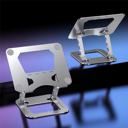 J22 17.3 Inch Laptop Stand Metal Base Heat Dissipation Adjustable Height Nano Steel Notebook Folding Holder Riser