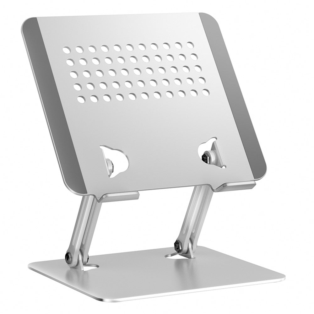 0031 Adjustable Height Angle Laptop Stand Desktop Cooling Metal Support for Notebook / Tablet, Basic Model