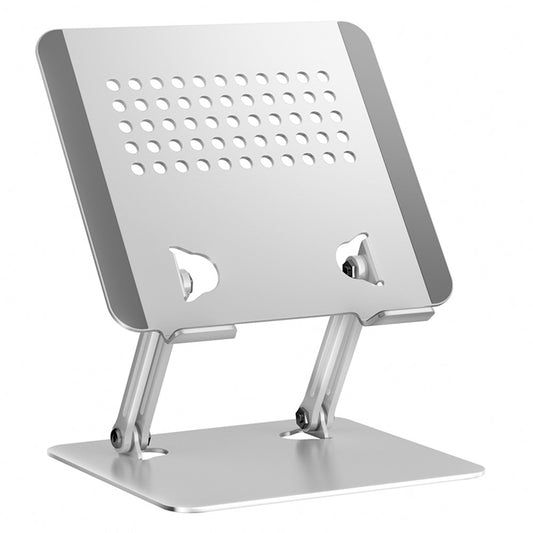 0031 Adjustable Height Angle Laptop Stand Desktop Cooling Metal Support for Notebook / Tablet, Basic Model