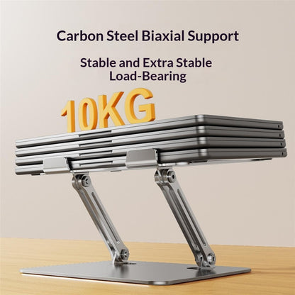 0031 Adjustable Height Angle Laptop Stand Desktop Cooling Metal Support for Notebook / Tablet, Basic Model