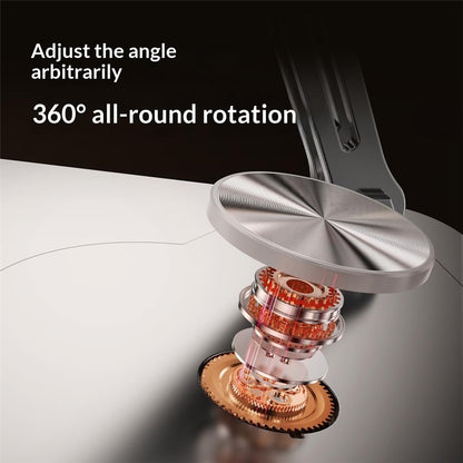 0031 Rotating Laptop Stand Adjustable Height Angle Metal Desk Cooling Rack for Notebook / Tablet