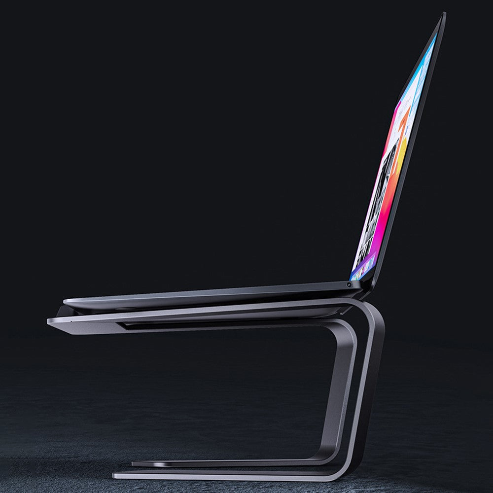 BONERUY P49 Desktop 11-15 Inch Notebook Computer Stand Portable Aluminum Alloy Fast Heat Dissipation Laptop Riser Holder