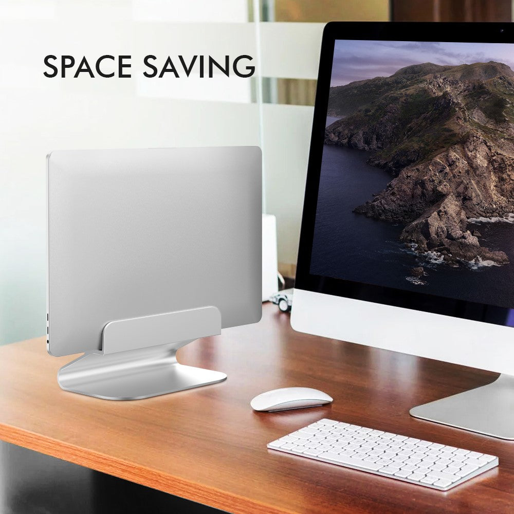 AHASTYLE ST07 Aluminium Alloy Laptop Holder Desktop Vertical Notebook Stand Storage Rack