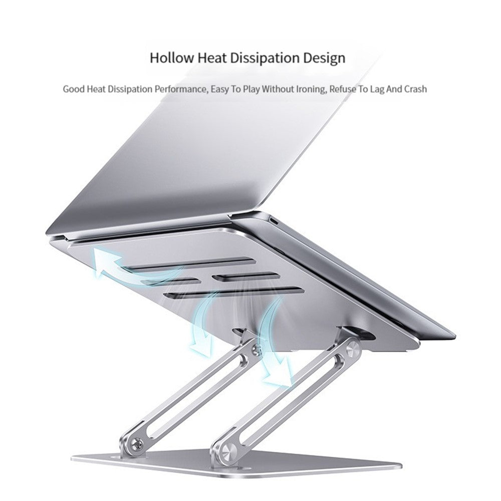 BONERUY P89 Tablet Stand for Desk Hollow Heat Dissipation Adjustable Tablet Holder Carbon Steel Tablet Riser