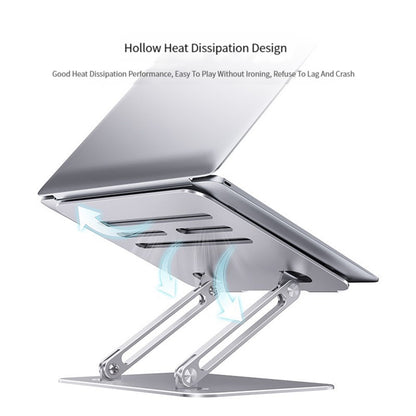 BONERUY P89 Tablet Stand for Desk Hollow Heat Dissipation Adjustable Tablet Holder Carbon Steel Tablet Riser