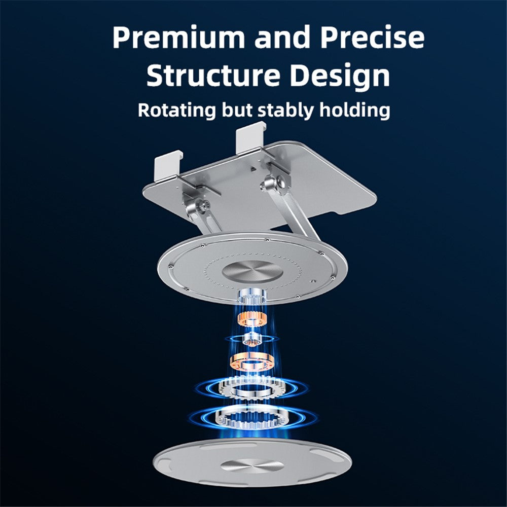 YESIDO C293 Tablet Holder Folding Bracket 360 Degree Rotating Desk Stand