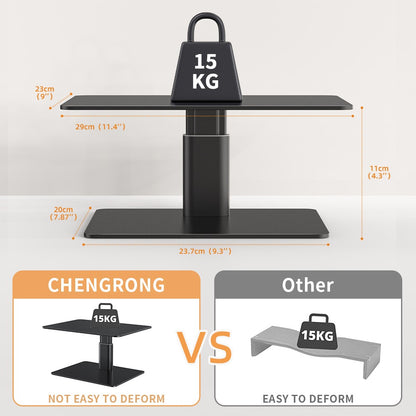 LENUO DL-202 Adjustable Laptop Stand for Desk Aluminum Alloy Laptop Riser Holder