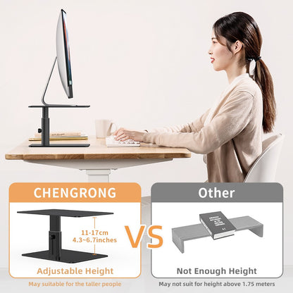 LENUO DL-202 Adjustable Laptop Stand for Desk Aluminum Alloy Laptop Riser Holder