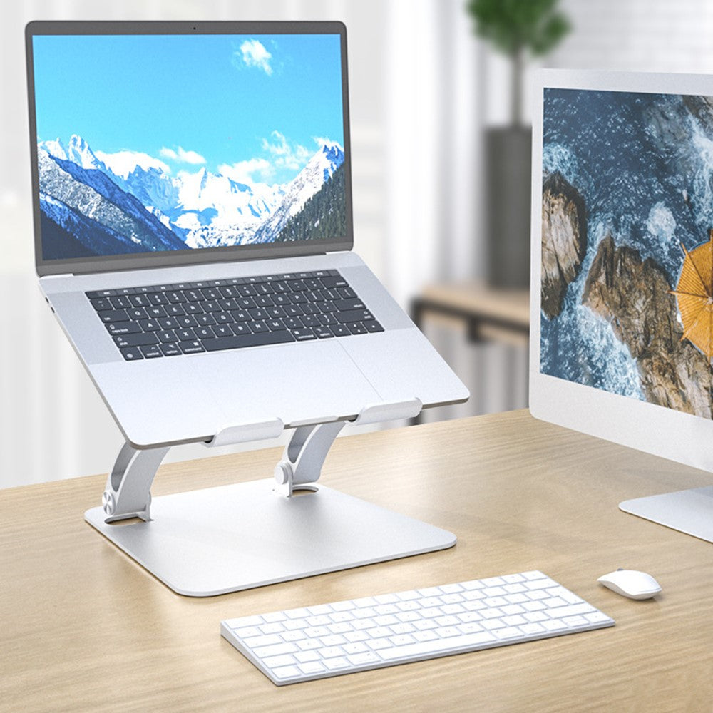 AS010-BMW Desktop Laptop Stand Holder Aluminum Alloy Notebook Computer Riser
