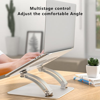 AS010-BMW Desktop Laptop Stand Holder Aluminum Alloy Notebook Computer Riser