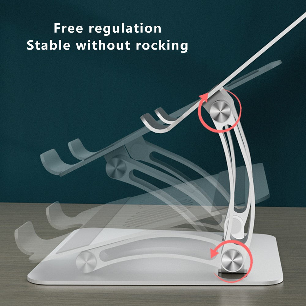 AS010-BMW Desktop Laptop Stand Holder Aluminum Alloy Notebook Computer Riser