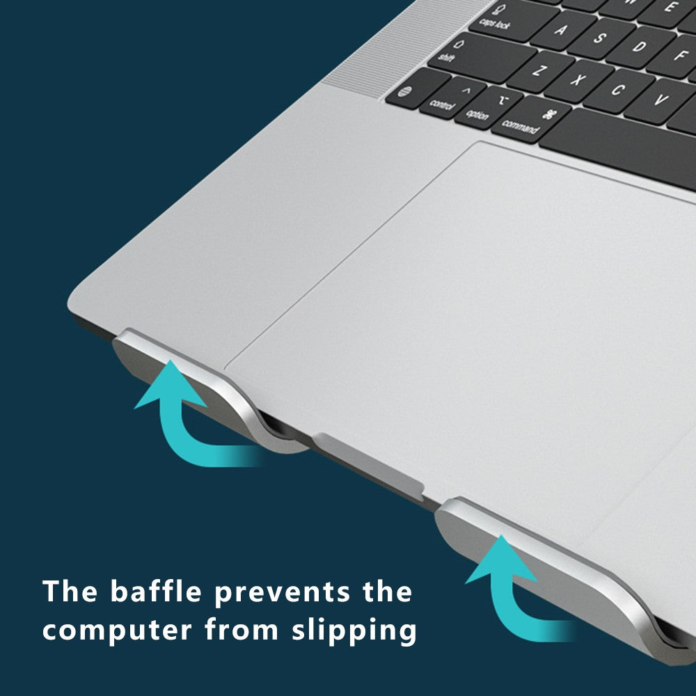 AS010-BMW Desktop Laptop Stand Holder Aluminum Alloy Notebook Computer Riser